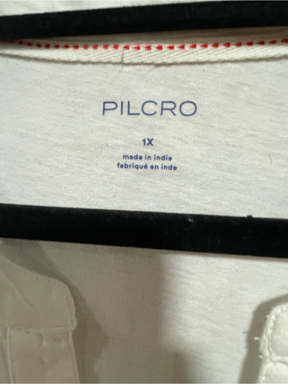 NWT Anthropologie Pilcro White V-Neck Gathered Babydoll Tunic plus size 1X - Picture 2 of 9